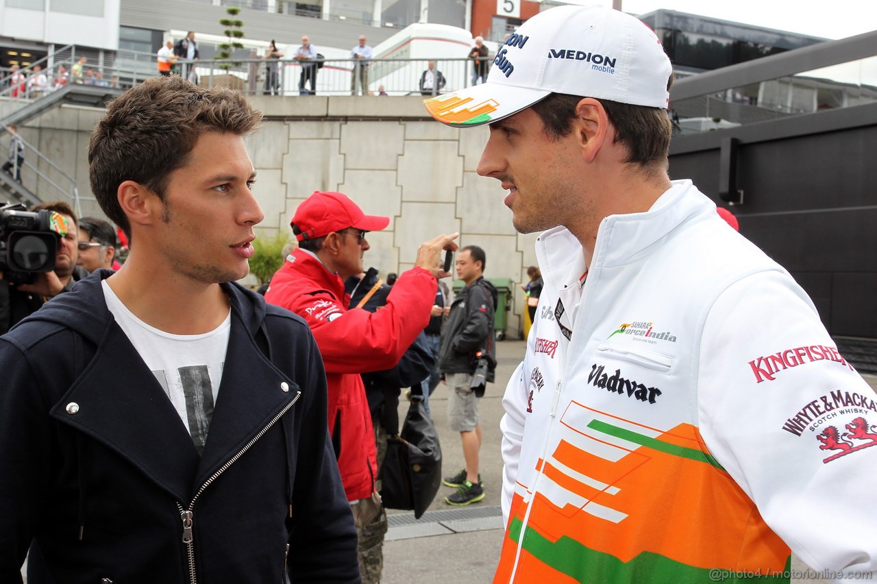 GP BELGIO, 25.08.2013- Adrian Sutil (GER), Sahara Force India F1 Team VJM06 
