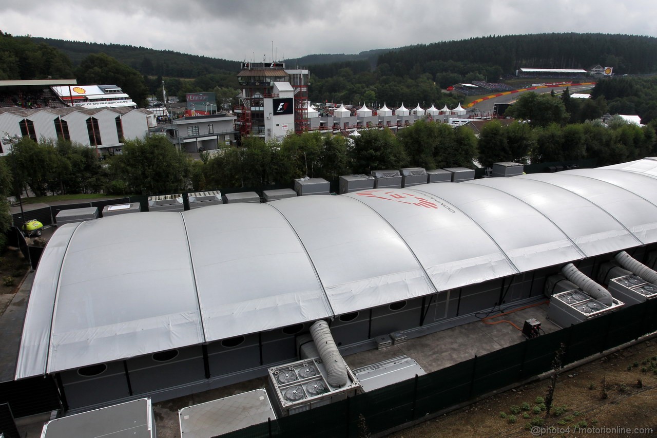 GP BELGIO, 25.08.2013- TV compound