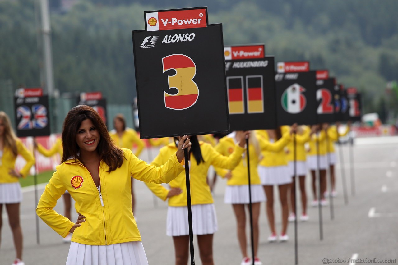 GP BELGIO, 25.08.2013- griglia Ragazzas 