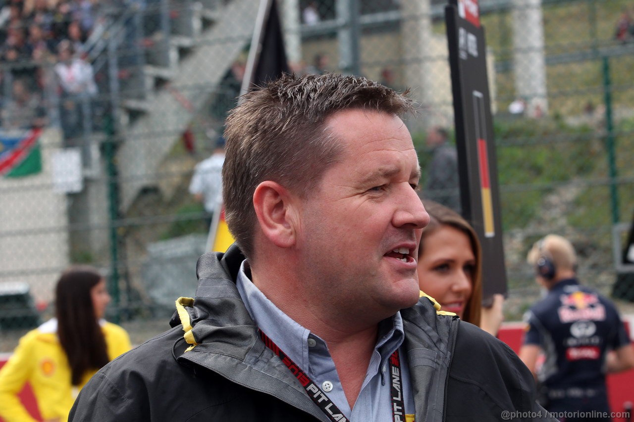 GP BELGIO, 25.08.2013-  Gara, Paul Hembery, Pirelli Motorspor Director 