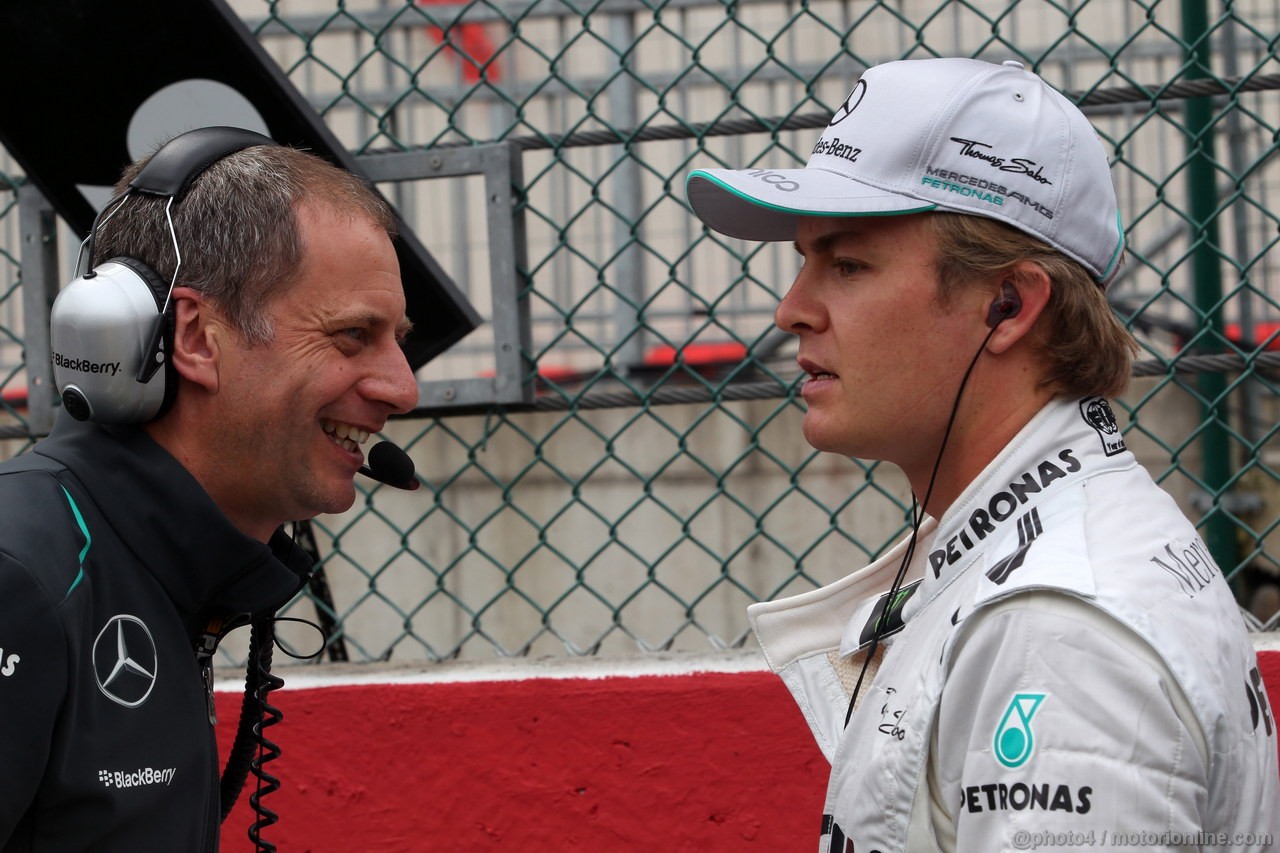 GP BELGIO, 25.08.2013-  Gara, Nico Rosberg (GER) Mercedes AMG F1 W04 