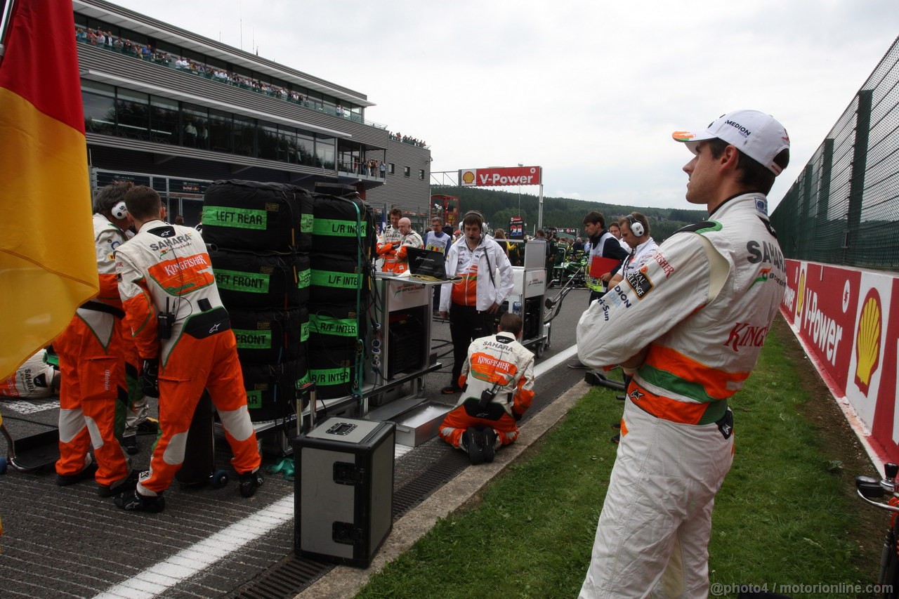 GP BELGIO, 25.08.2013-  Gara, Adrian Sutil (GER), Sahara Force India F1 Team VJM06 