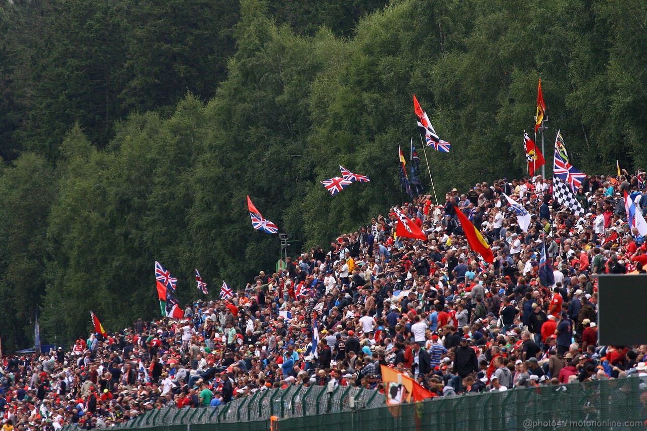 GP BELGIO, 25.08.2013-  Gara, Fans