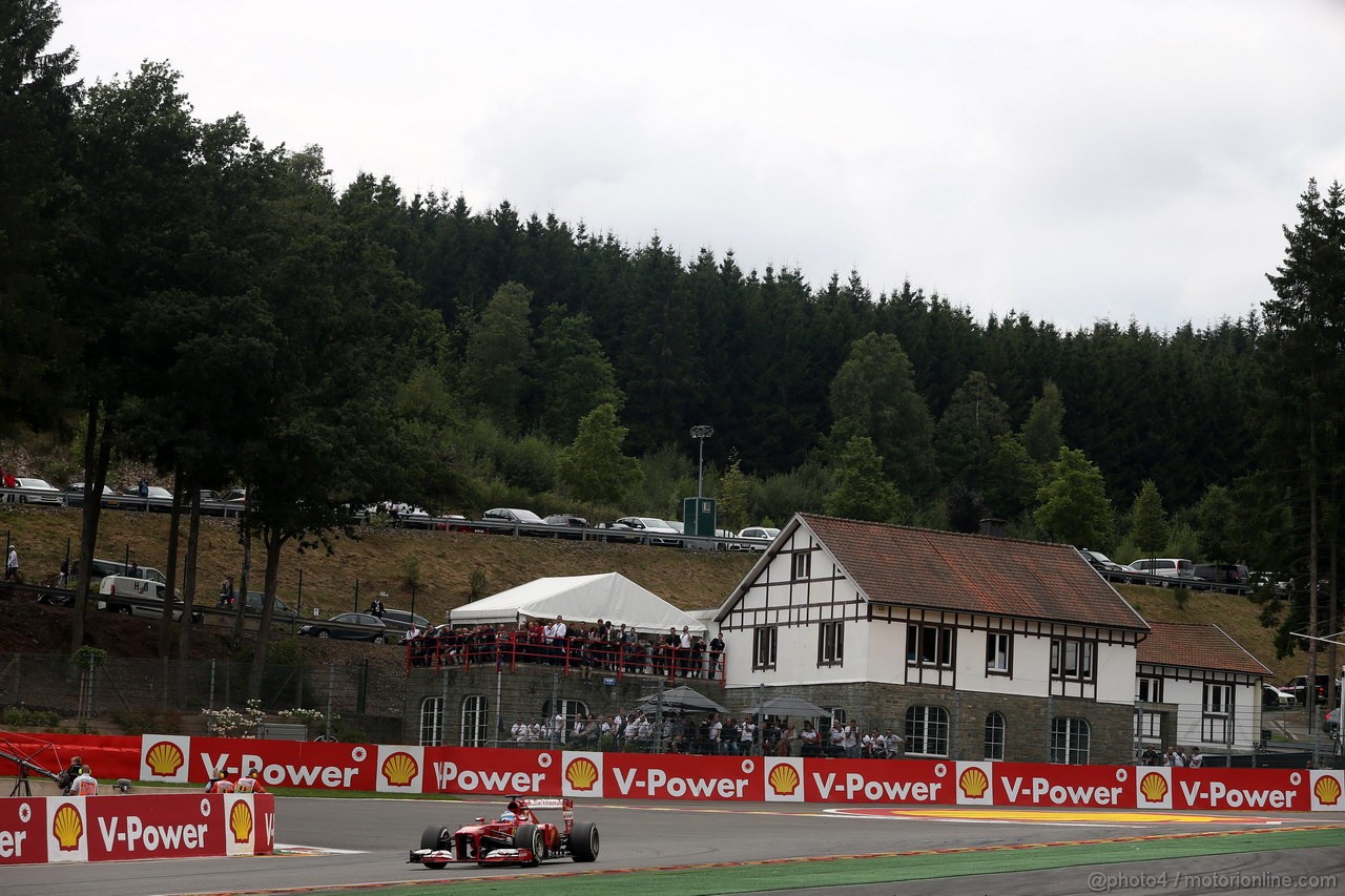 GP BELGIO, 25.08.2013-  Gara, Fernando Alonso (ESP) Ferrari F138 
