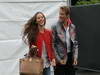 GP BELGIO, 25.08.2013- Jenson Button (GBR) McLaren Mercedes MP4-28 abd Domenica Jessica Michibata (GBR)
