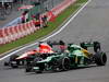 GP BELGIO, 25.08.2013-  Gara, Jules Bianchi (FRA) Marussia F1 Team MR02 e Charles Pic (FRA) Caterham F1 Team CT03 
