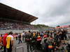 GP BELGIO, 25.08.2013-  Gara, Greenpeace members in the grand stand