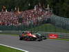 GP BELGIO, 25.08.2013-  Gara, Jules Bianchi (FRA) Marussia F1 Team MR02 e Charles Pic (FRA) Caterham F1 Team CT03 