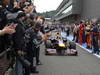 GP BELGIO, 25.08.2013-  Gara, Sebastian Vettel (GER) Red Bull Racing RB9 vincitore 