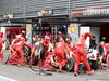 GP BELGIO, 25.08.2013-  Gara, Pit stop, Felipe Massa (BRA) Ferrari F138
