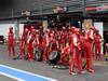 GP BELGIO, 25.08.2013-  Gara, Pit stop, Fernando Alonso (ESP) Ferrari F138