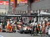 GP BELGIO, 25.08.2013-  Gara, Pit stop, Paul di Resta (GBR) Sahara Force India F1 Team VJM06