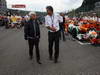 GP BELGIO, 25.08.2013-  Gara, Bernie Ecclestone (GBR), President e CEO of Formula One Management  e Pasquale Lattuneddu (ITA), FOM 