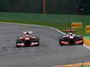 GP BELGIO, 25.08.2013-  Gara, Felipe Massa (BRA) Ferrari F138 e Jenson Button (GBR) McLaren Mercedes MP4-28 