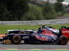 GP BELGIO, 25.08.2013-  Gara, Jean-Eric Vergne (FRA) Scuderia Toro Rosso STR8 e Valtteri Bottas (FIN), Williams F1 Team FW35 