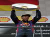 GP BELGIO, 25.08.2013-  Gara, Sebastian Vettel (GER) Red Bull Racing RB9 