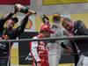 GP BELGIO, 25.08.2013-  Gara, 1st position Sebastian Vettel (GER) Red Bull Racing RB9, secondo Fernando Alonso (ESP) Ferrari F138 e terzo Lewis Hamilton (GBR) Mercedes AMG F1 W04 with David Coulthard (GBR) 