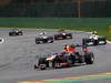 GP BELGIO, 25.08.2013-  Gara, Mark Webber (AUS) Red Bull Racing RB9 