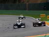 GP BELGIO, 25.08.2013-  Gara, Valtteri Bottas (FIN), Williams F1 Team FW35 e Nico Hulkenberg (GER) Sauber F1 Team C32 
