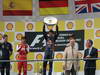 GP BELGIO, 25.08.2013-  Gara, 1st position Sebastian Vettel (GER) Red Bull Racing RB9, secondo Fernando Alonso (ESP) Ferrari F138 e terzo Lewis Hamilton (GBR) Mercedes AMG F1 W04 