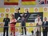 GP BELGIO, 25.08.2013-  Gara, 1st position Sebastian Vettel (GER) Red Bull Racing RB9, secondo Fernando Alonso (ESP) Ferrari F138 e terzo Lewis Hamilton (GBR) Mercedes AMG F1 W04