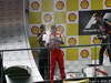 GP BELGIO, 25.08.2013-  Gara, 1st position Sebastian Vettel (GER) Red Bull Racing RB9, secondo Fernando Alonso (ESP) Ferrari F138 e terzo Lewis Hamilton (GBR) Mercedes AMG F1 W04