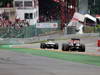 GP BELGIO, 25.08.2013-  Gara,Nico Rosberg (GER) Mercedes AMG F1 W04 e Mark Webber (AUS) Red Bull Racing RB9 