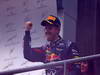 GP BELGIO, 25.08.2013-  Gara, Sebastian Vettel (GER) Red Bull Racing RB9 vincitore