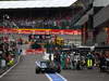 GP BELGIO, 25.08.2013-  Gara, Pit stop, Lewis Hamilton (GBR) Mercedes AMG F1 W04 