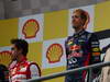 GP BELGIO, 25.08.2013-  Gara, Sebastian Vettel (GER) Red Bull Racing RB9 vincitore