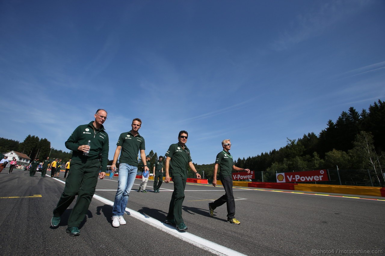 GP BELGIO, 22.08.2013- Giedo Van der Garde (NED), Caterham F1 Team CT03 