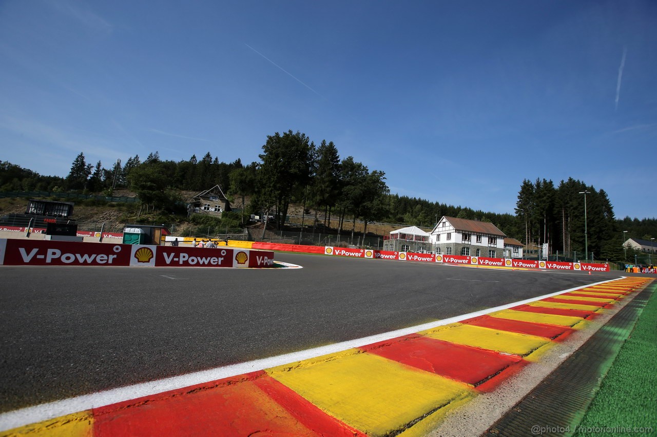 GP BELGIO, 22.08.2013- Track view