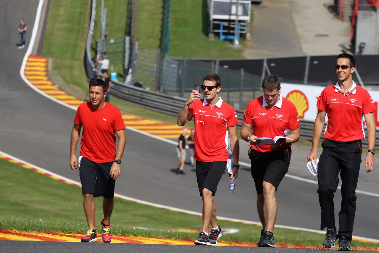 GP BELGIO, 22.08.2013- Jules Bianchi (FRA) Marussia F1 Team MR02 