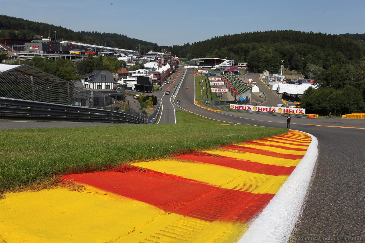 GP BELGIO, 22.08.2013- Track view