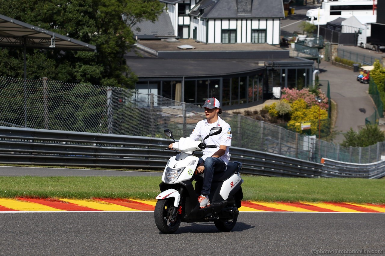 GP BELGIO, 22.08.2013- Esteban Gutierrez (MEX), Sauber F1 Team C32 