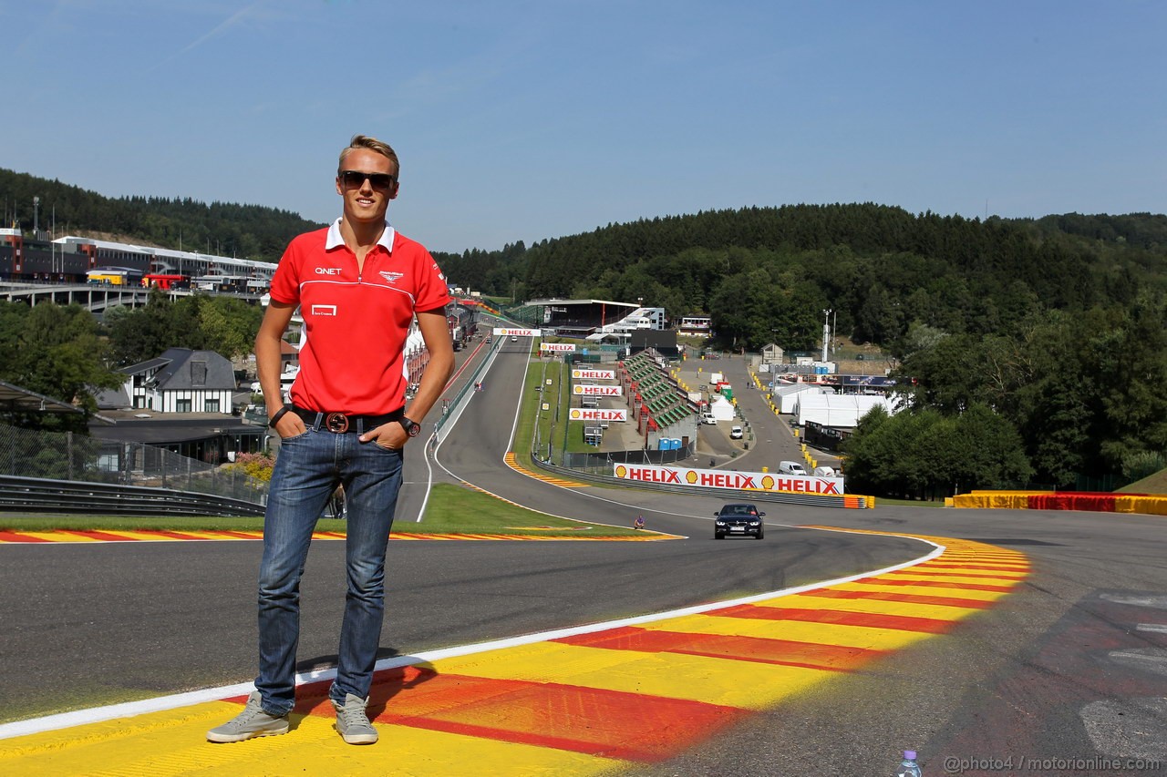 GP BELGIO, 22.08.2013- Max Chilton (GBR), Marussia F1 Team MR02 