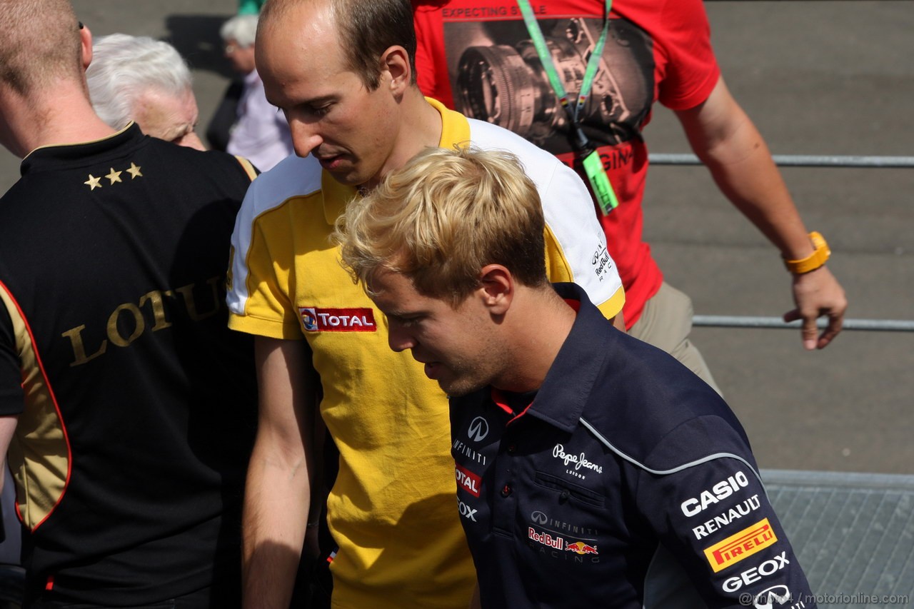 GP BELGIO, 22.08.2013- Sebastian Vettel (GER) Red Bull Racing RB9