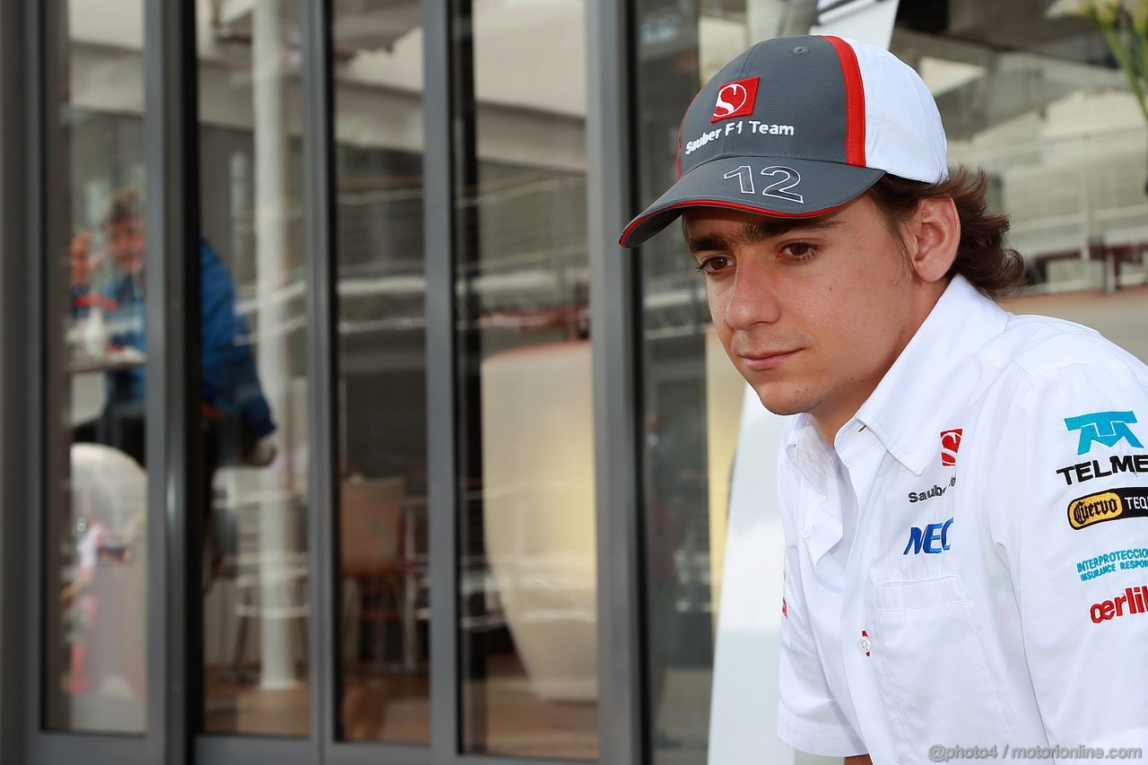 GP BELGIO, 22.08.2013- Esteban Gutierrez (MEX), Sauber F1 Team C32 