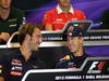 GP BELGIO, 22.08.2013- Conferenza Stampa, (L-D) Jean-Eric Vergne (FRA) Scuderia Toro Rosso STR8 e Sebastian Vettel (GER) Red Bull Racing RB9 