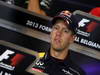 GP BELGIO, 22.08.2013- Conferenza Stampa, Sebastian Vettel (GER) Red Bull Racing RB9 