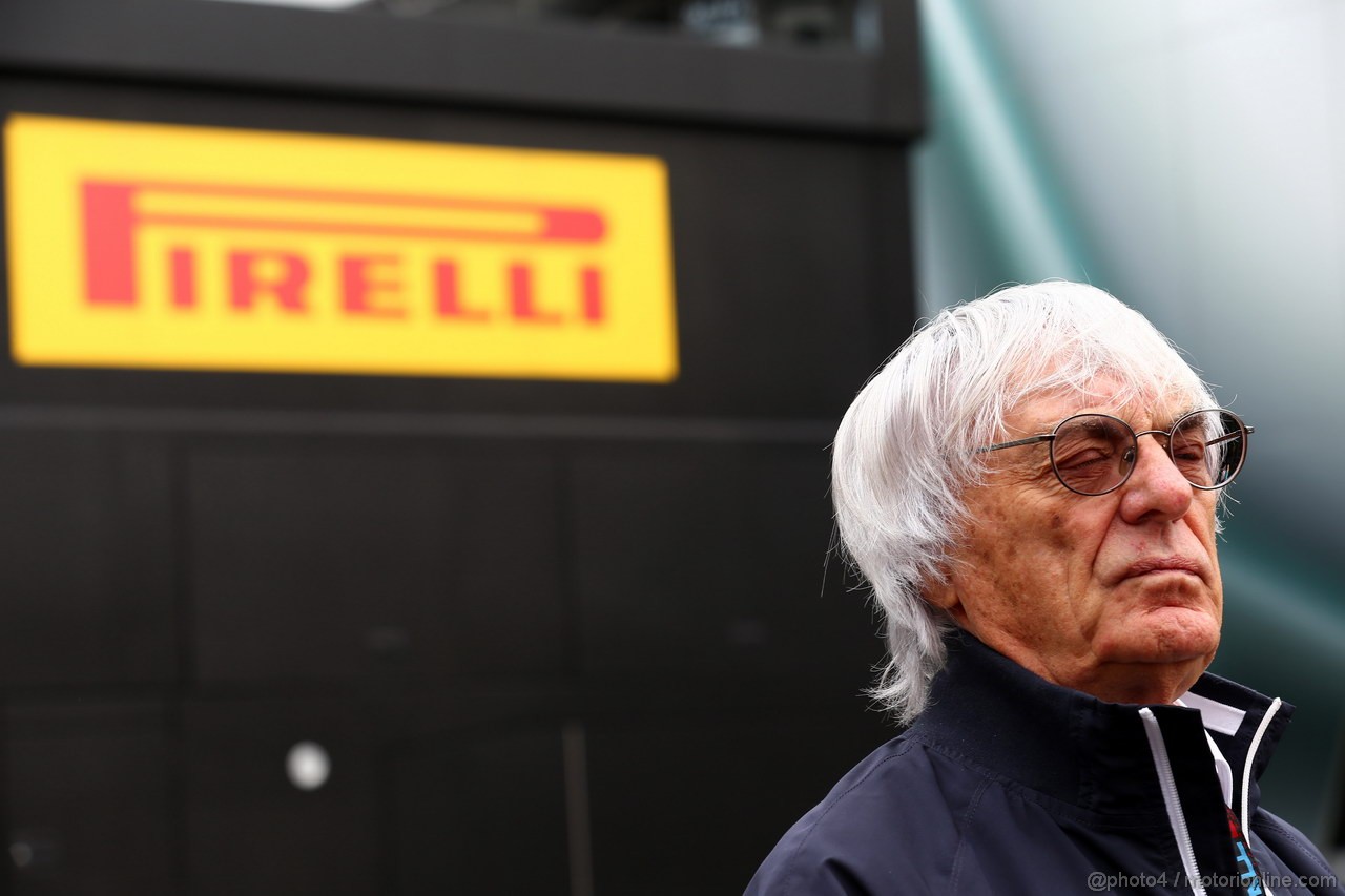 GP BELGIO, 24.08.2013- Bernie Ecclestone (GBR), President e CEO of Formula One Management