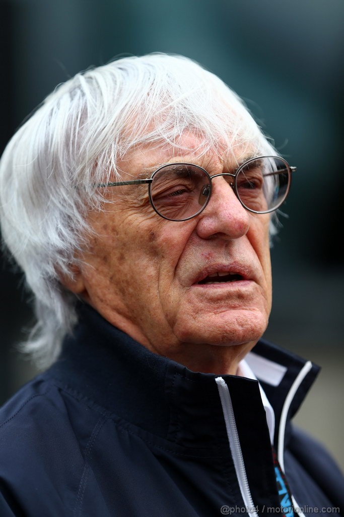 GP BELGIO, 24.08.2013- Bernie Ecclestone (GBR), President e CEO of Formula One Management  