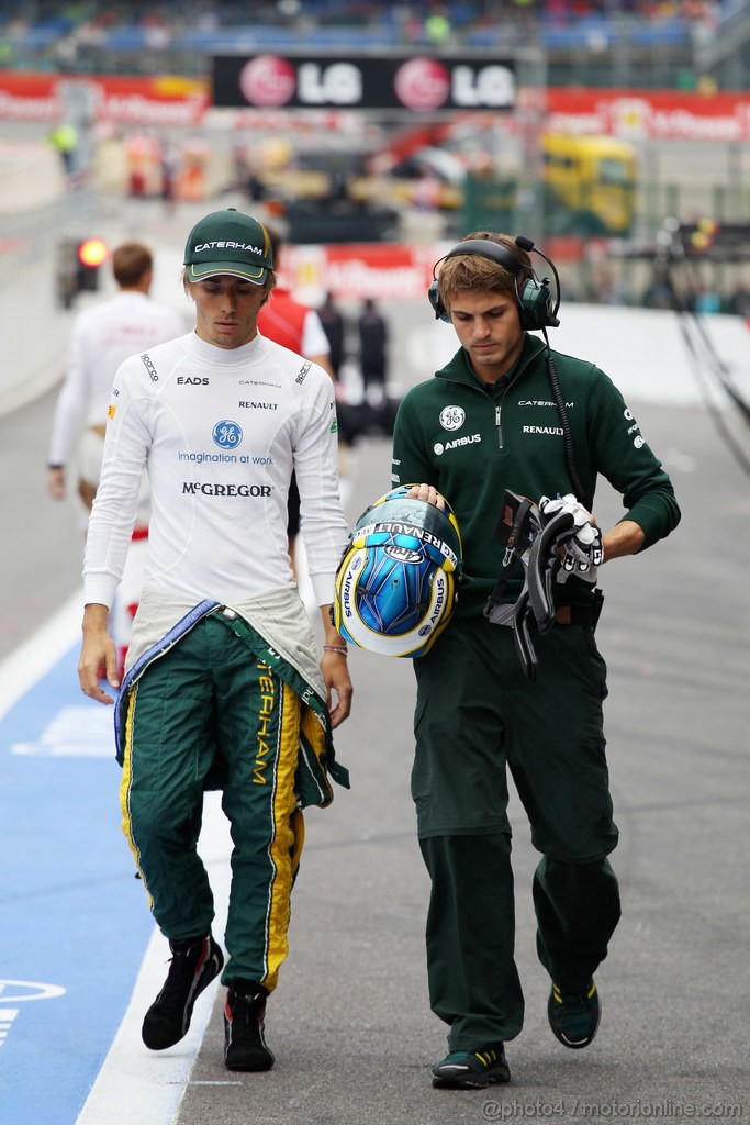 GP BELGIO, 24.08.2013- Prove Libere 3, Charles Pic (FRA) Caterham F1 Team CT03 