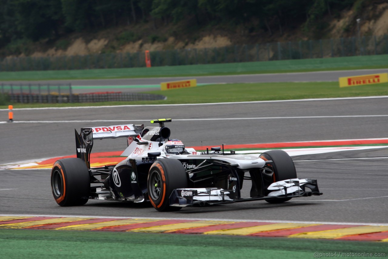 GP BELGIO, 24.08.2013- Prove Libere 3, Valtteri Bottas (FIN), Williams F1 Team FW35 