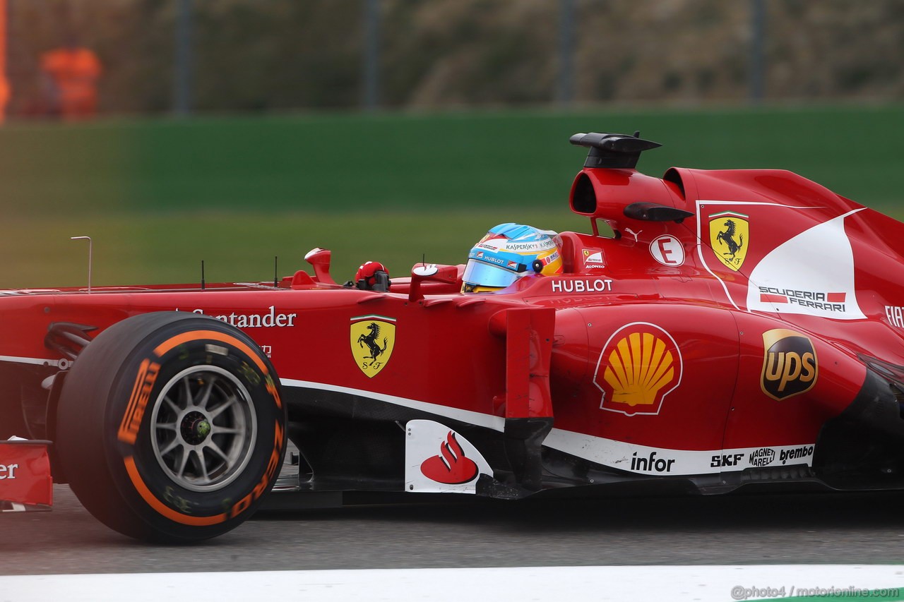 GP BELGIO, 24.08.2013- Prove Libere 3, Fernando Alonso (ESP) Ferrari F138 