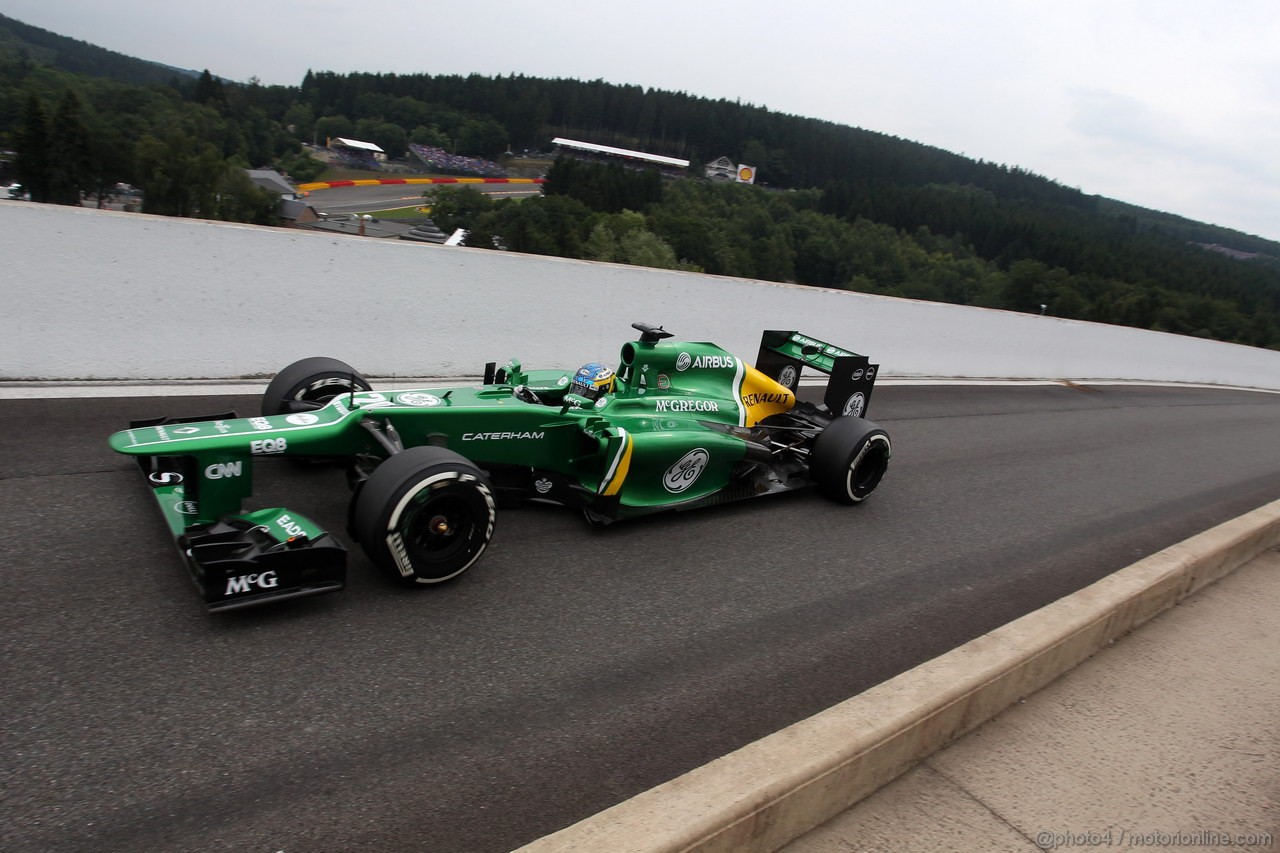 GP BELGIO, 24.08.2013- Prove Libere 3, Charles Pic (FRA) Caterham F1 Team CT03 