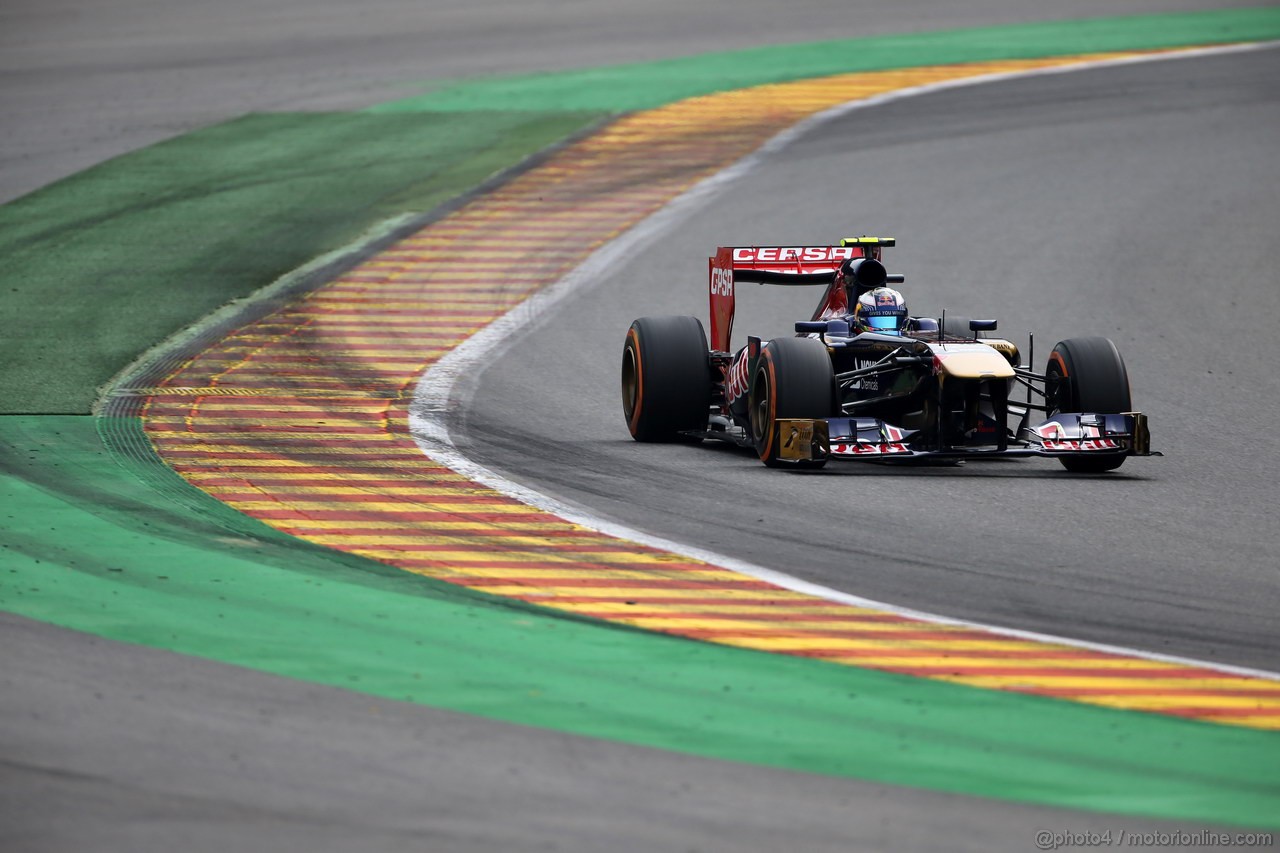 GP BELGIO, 24.08.2013- Prove Libere 3, Jean-Eric Vergne (FRA) Scuderia Toro Rosso STR8 