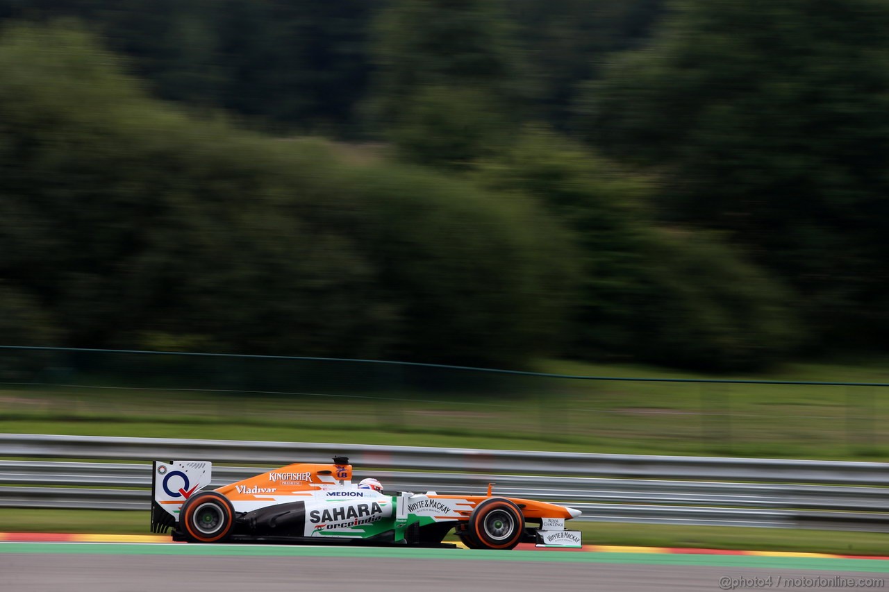 GP BELGIO, 24.08.2013- Prove Libere 3, Paul di Resta (GBR) Sahara Force India F1 Team VJM06 