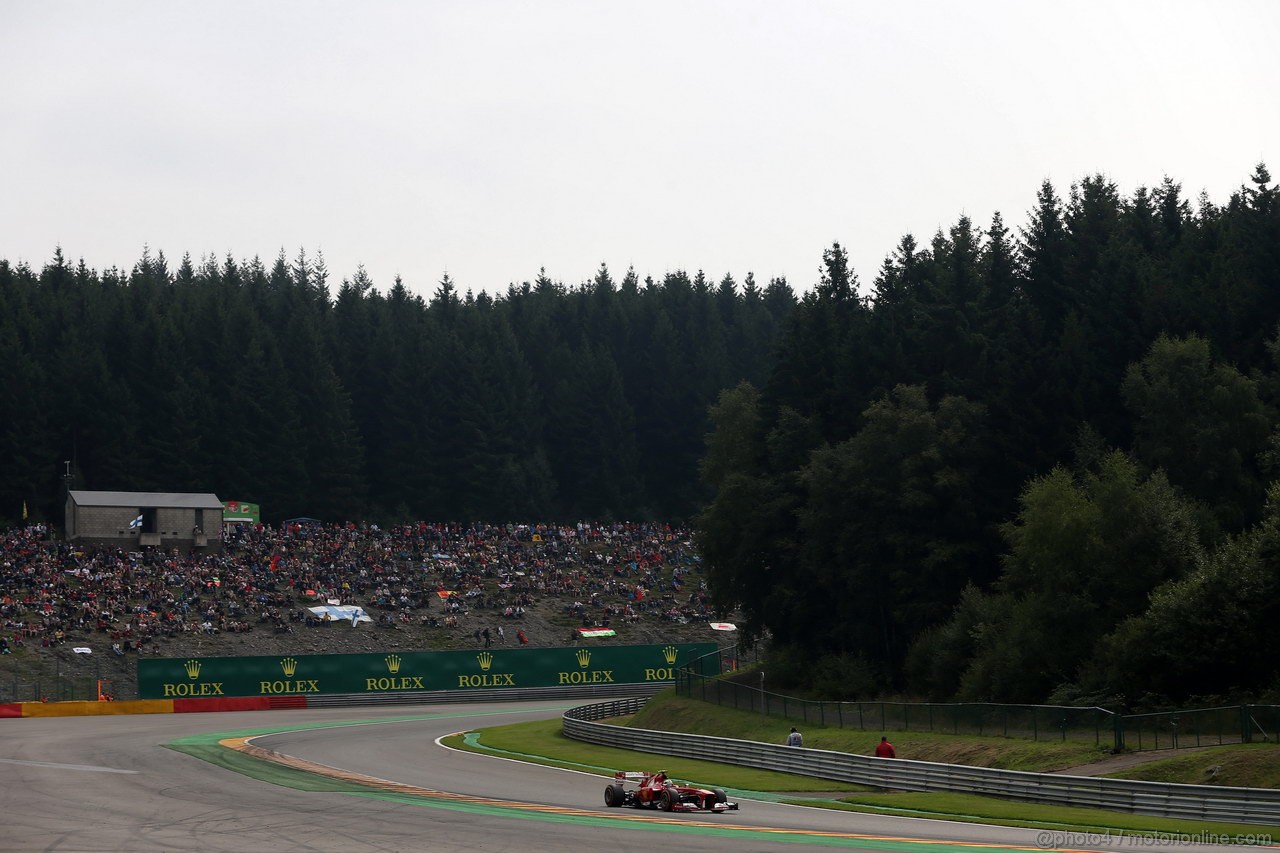GP BELGIO, 24.08.2013- Prove Libere 3, Felipe Massa (BRA) Ferrari F138 