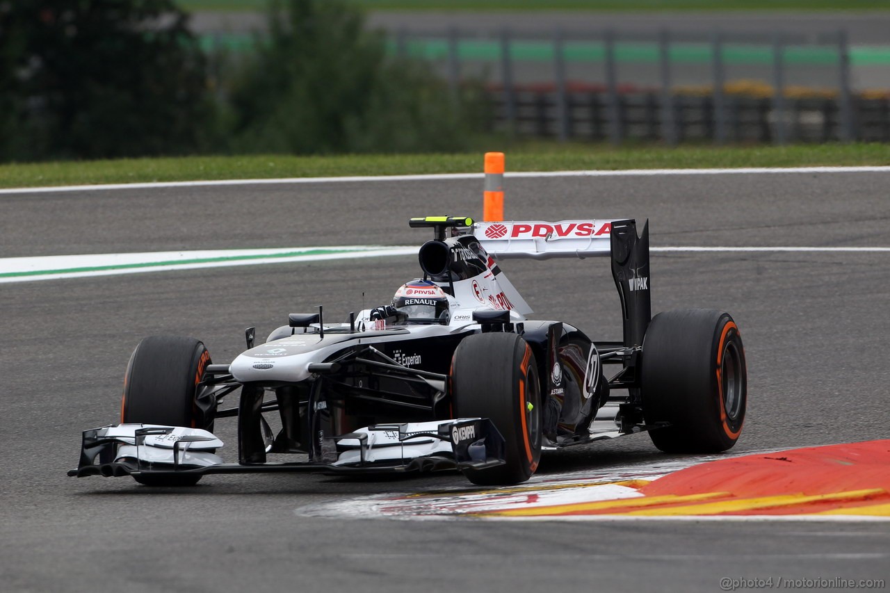 GP BELGIO, 24.08.2013- Prove Libere 3, Valtteri Bottas (FIN), Williams F1 Team FW35 